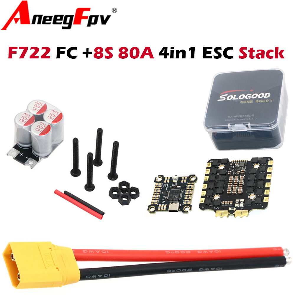 SoloGood F722 F7 6S Flight Con - Speedybee F405 V4 Bls 55A Stack recension och pris