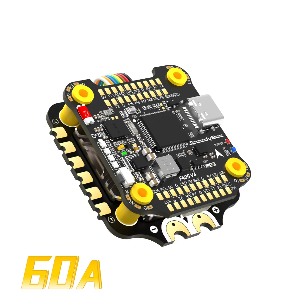 SpeedyBee F405 V4 BLS 60A 30x3 - Speedybee F405 V4 Bls 55A Stack recension och pris